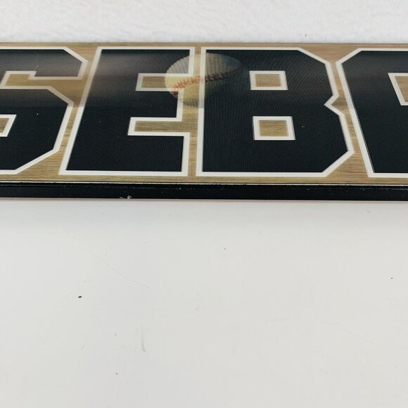 Baseball Wall Sign Decor Hologram Sports Bedroom Game Room Man Cave Plaque Gift - Picture 10 of 13